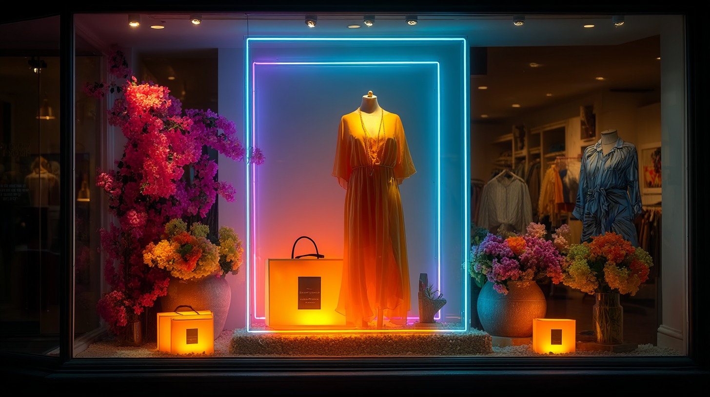 Недорогие идеи оформления витрин